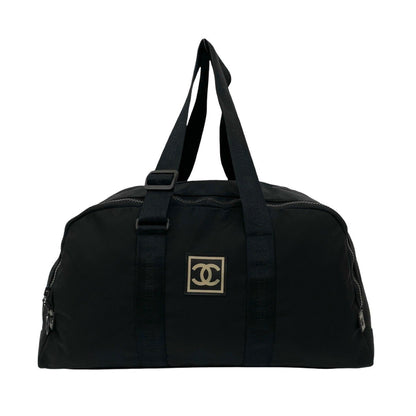 Chanel Coco Mark Nylon 2-Way Boston Bag