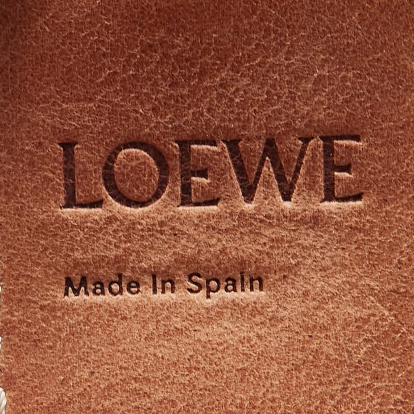 Loewe Anagram Slap Small Bracelet Brown Leather