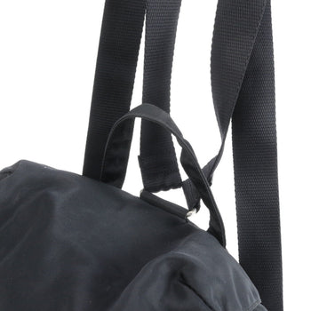 Prada Tessuto Nylon And Leather Backpack With Triangle Logo