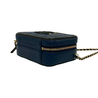 Chanel Cc Filigree Matelasse Coco Caviar Skin 2-Way Handbag/Shoulder Bag 25727