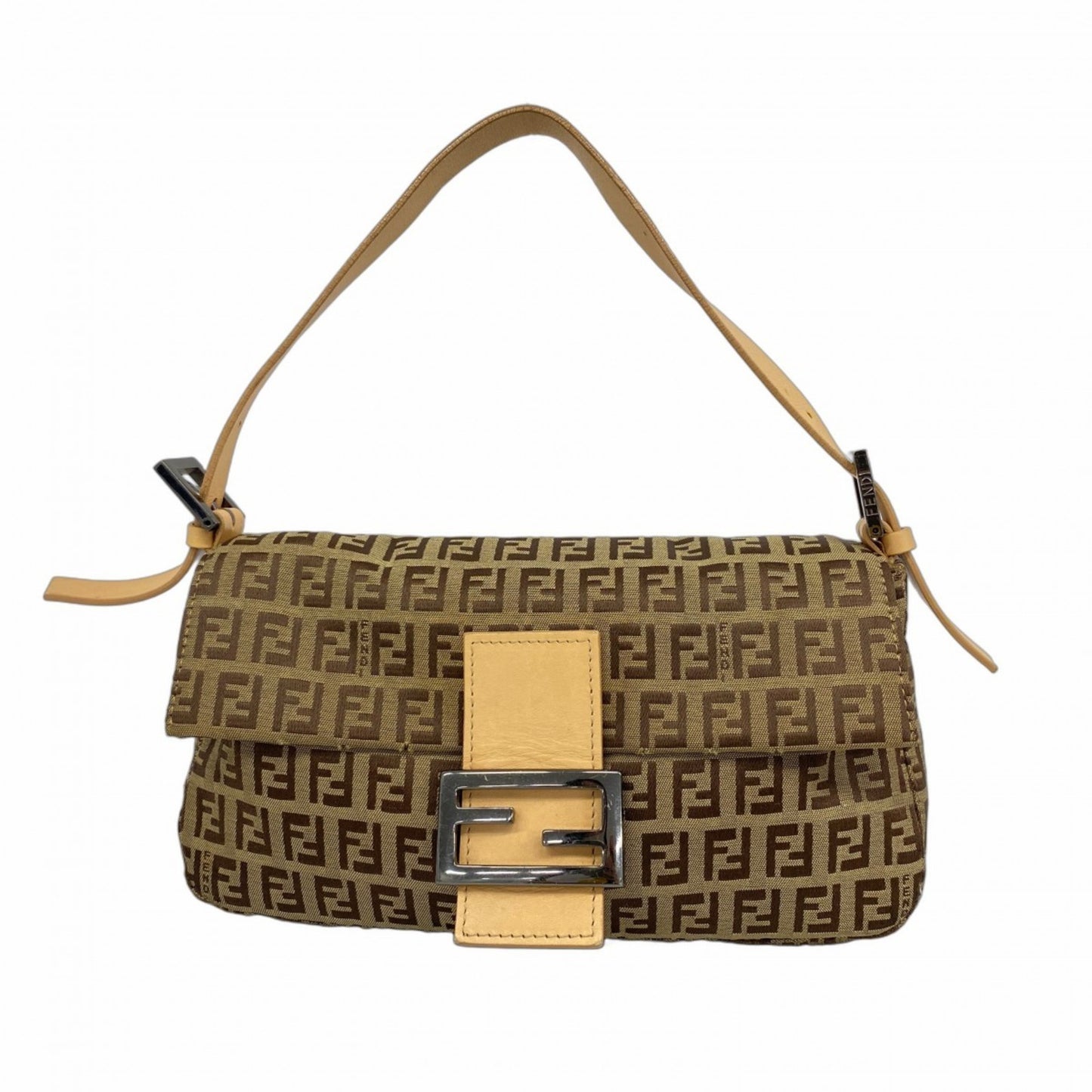 Fendi Zucchino Mamma Bucket Handbag In Nylon Canvas