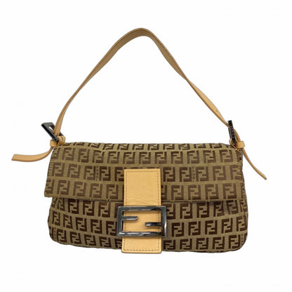 Fendi Zucchino Mamma Bucket Handbag In Nylon Canvas