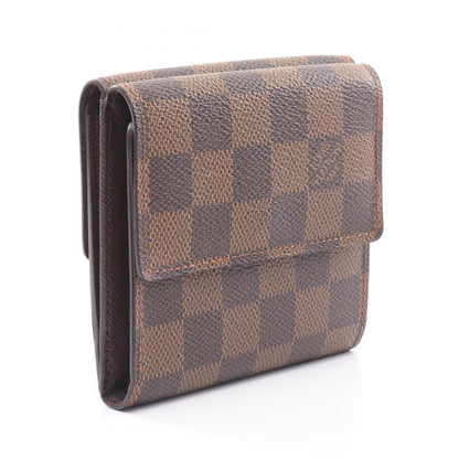 Louis Vuitton Louis Vuitton Portefeuille Elise W Wallet Coated Canvas Leather Damier