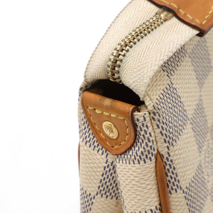 Louis Vuitton Damier Azur Eva Pouch Chain Bag Shoulder N55214