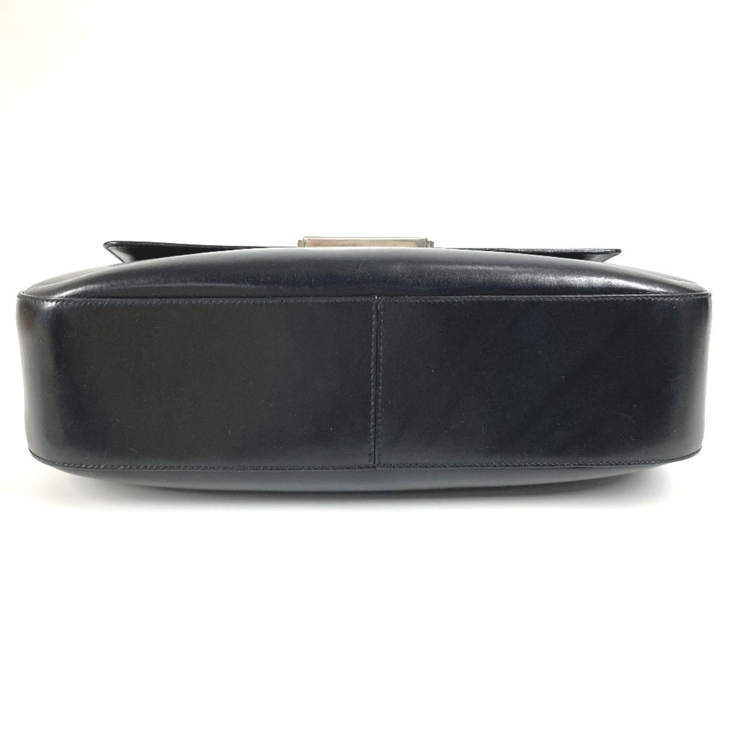 Prada B7470 Logo Flap Shoulder Bag In Leather