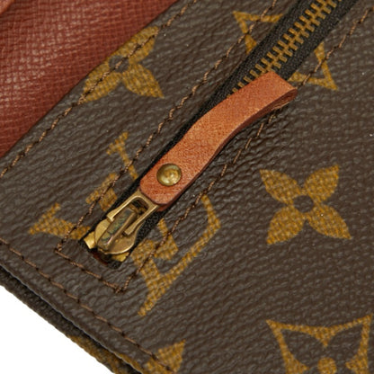 Louis Vuitton Monogram Pochette Lava 20 Second Bag Pouch M51935 Brown Leather