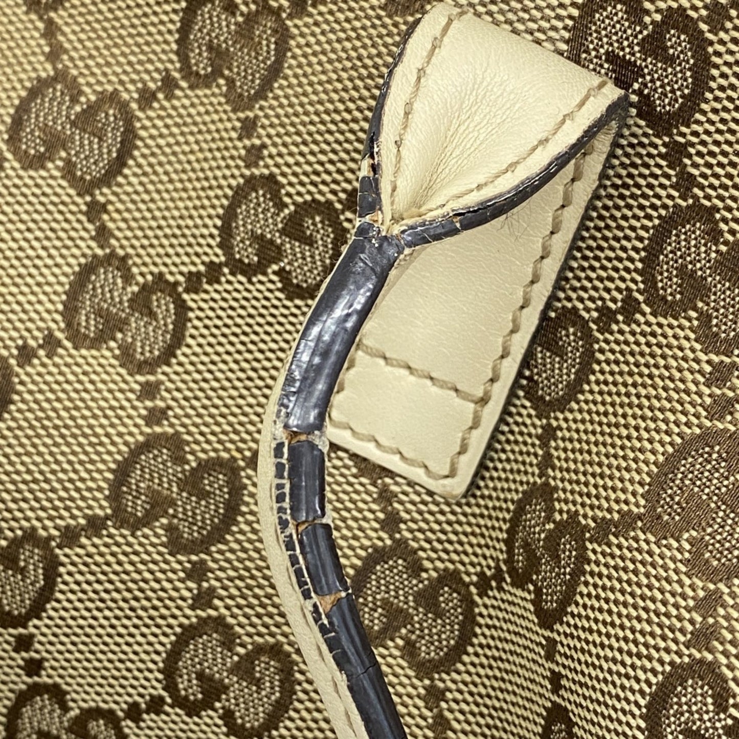 Gucci Gg Canvas Interlocking G Tote Bag 169946 Brown