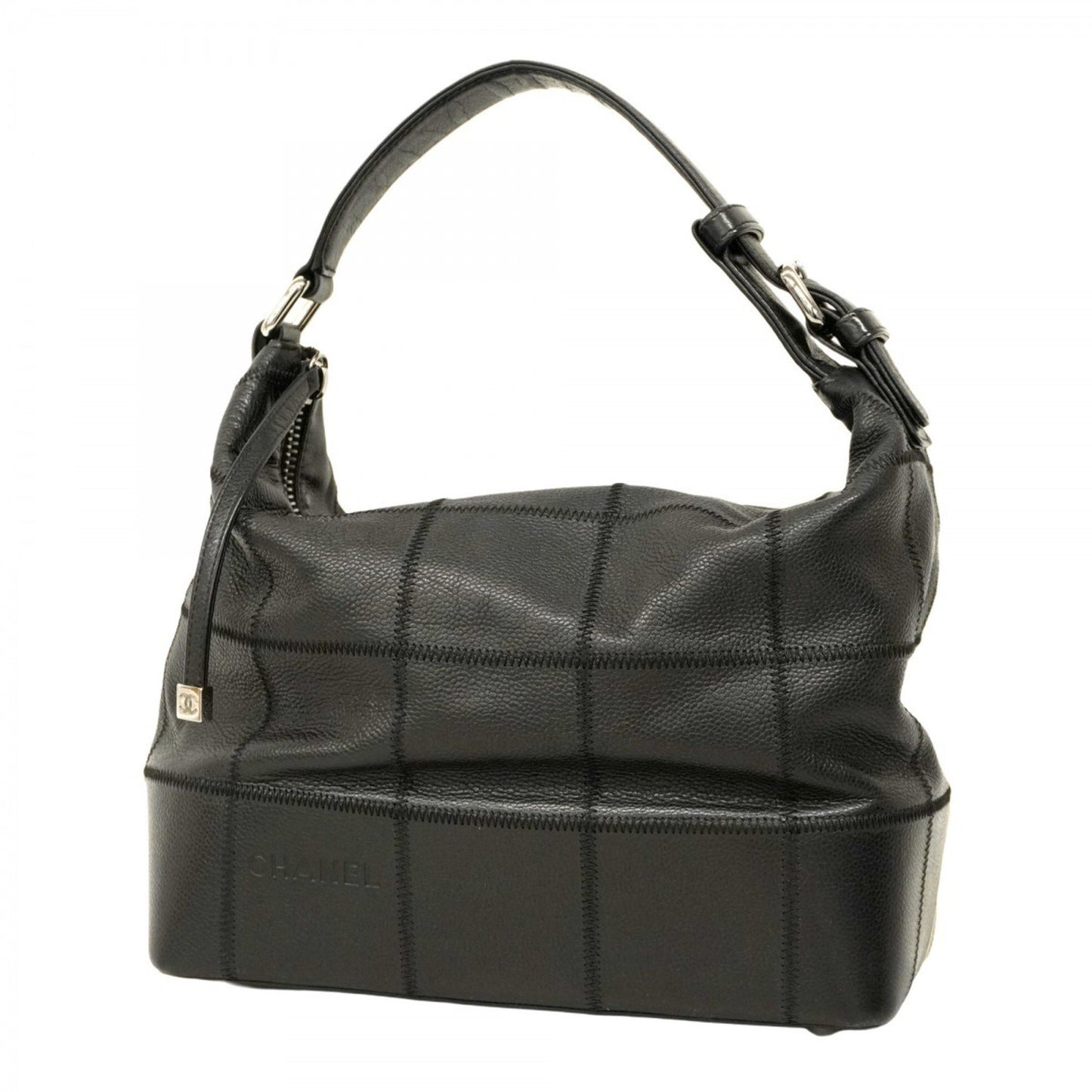 Chanel Chocobar Leather Shoulder Bag