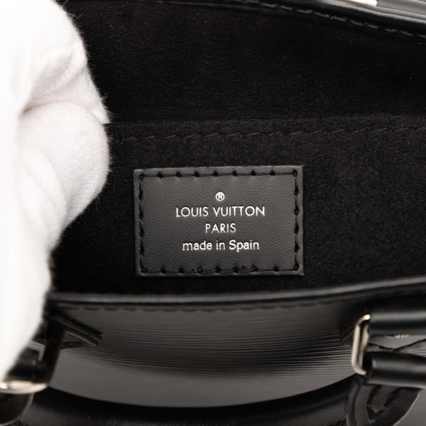 Louis Vuitton Epi Petite Sac Plat Handbag/Shoulder Bag 2Way M69441 Noir Black Leather