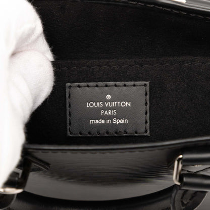 Louis Vuitton Epi Petite Sac Plat Handbag/Shoulder Bag 2Way M69441 Noir Black Leather