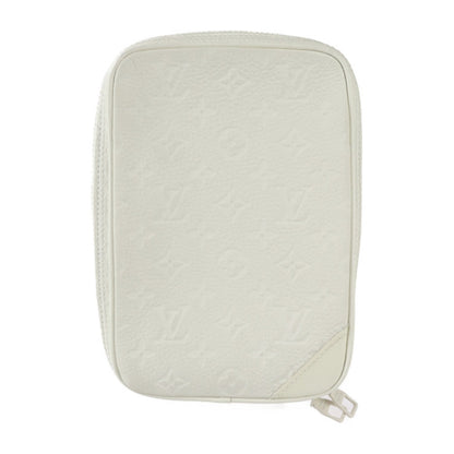 Louis Vuitton Utility Side Bag Monogram Shoulder M53297 Taurillon Leather Off-White Body Pouch