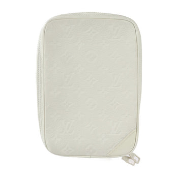 Louis Vuitton Utility Side Bag Monogram Shoulder M53297 Taurillon Leather Off-White Body Pouch