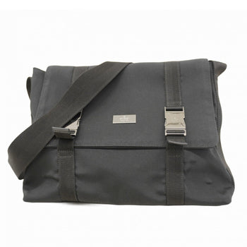 Gucci Shoulder Bag 122373 Canvas Black