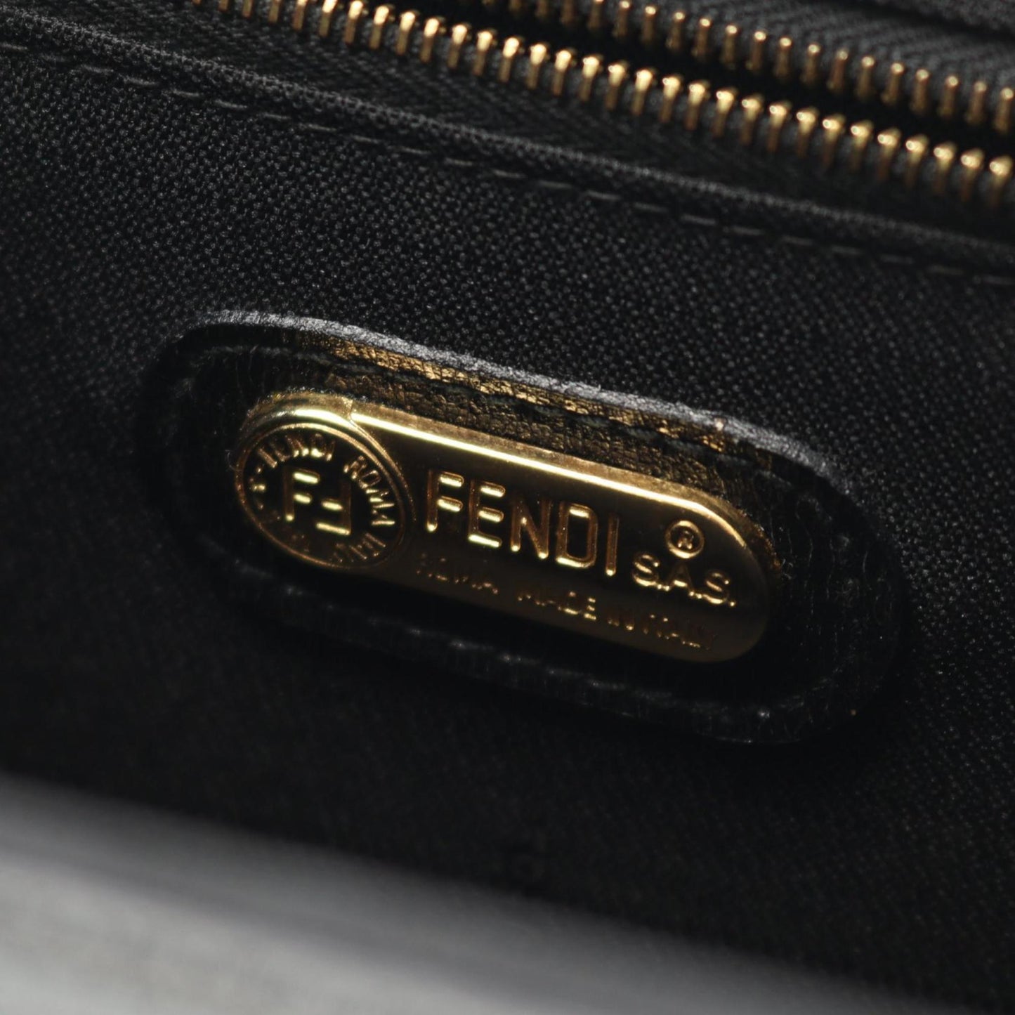 Fendi Fendi Handbag Bag Fabric Leather