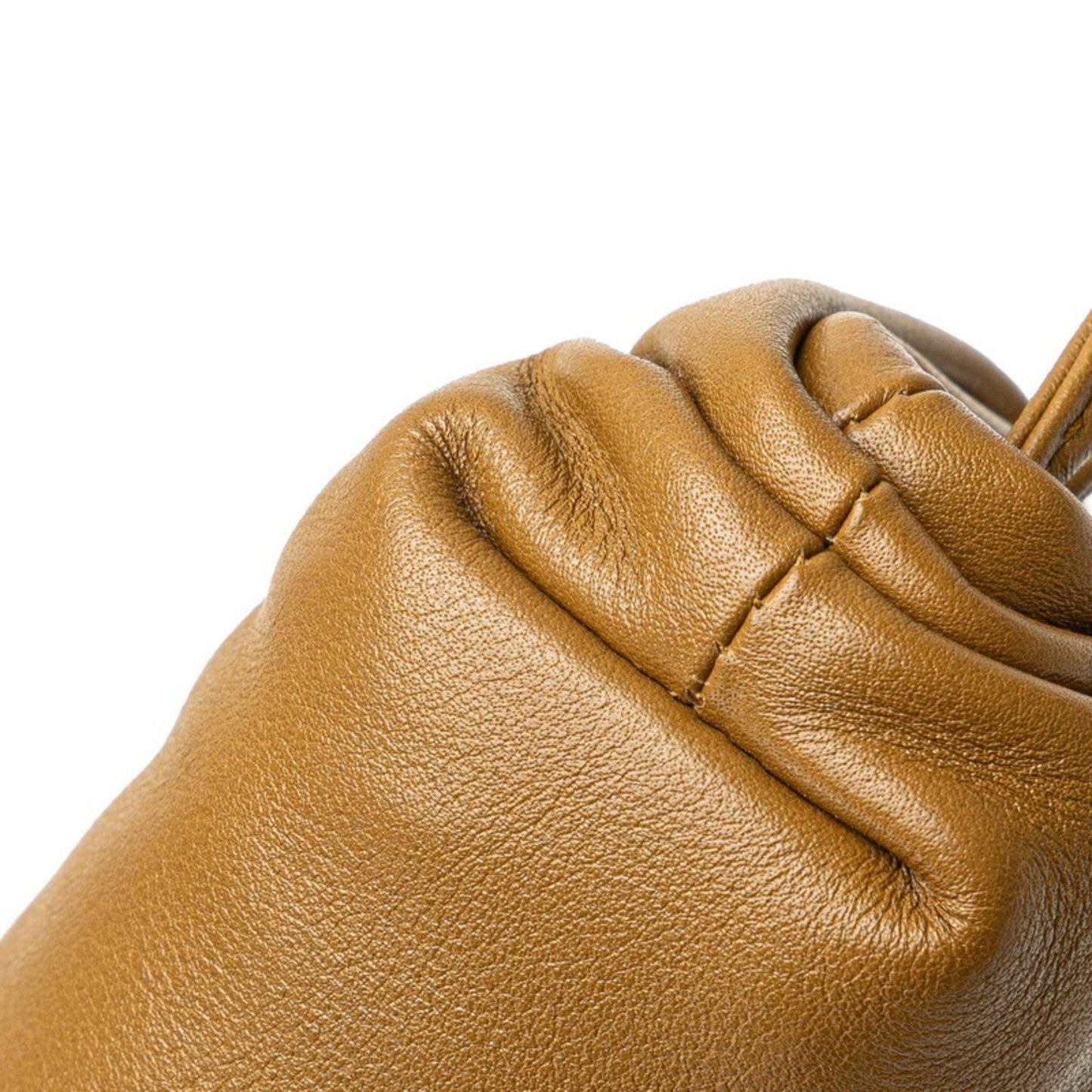 Bottega Veneta The Pouch Shoulder Bag In Brown Leather