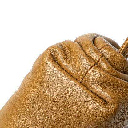 Bottega Veneta The Pouch Shoulder Bag In Brown Leather