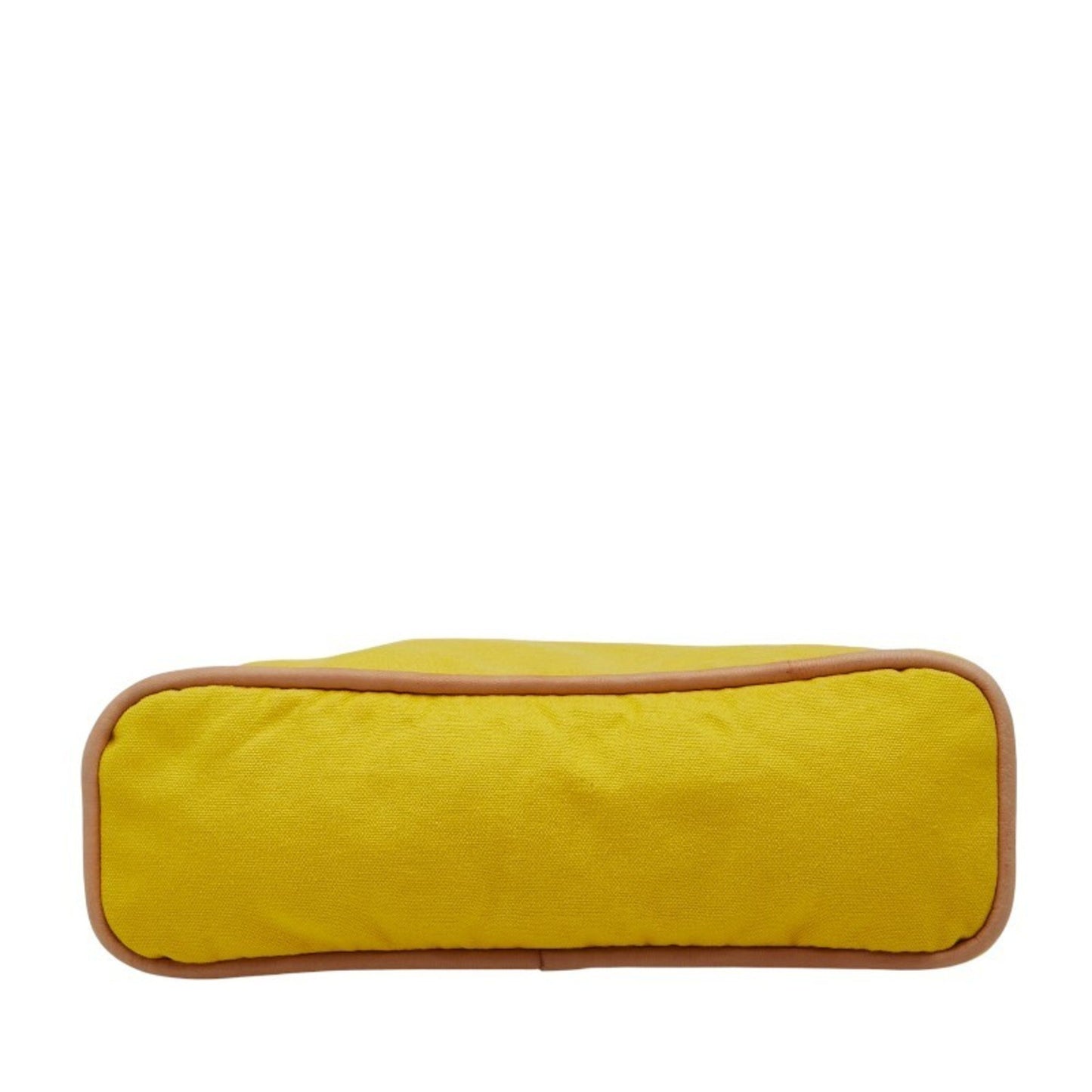 Hermes Bolide Pouch 25 Small Item Case Yellow Canvas