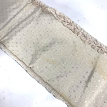 Louis Vuitton M70873 Fur Tippet Logo Two-Tone Echarpe Lv In The City Scarf