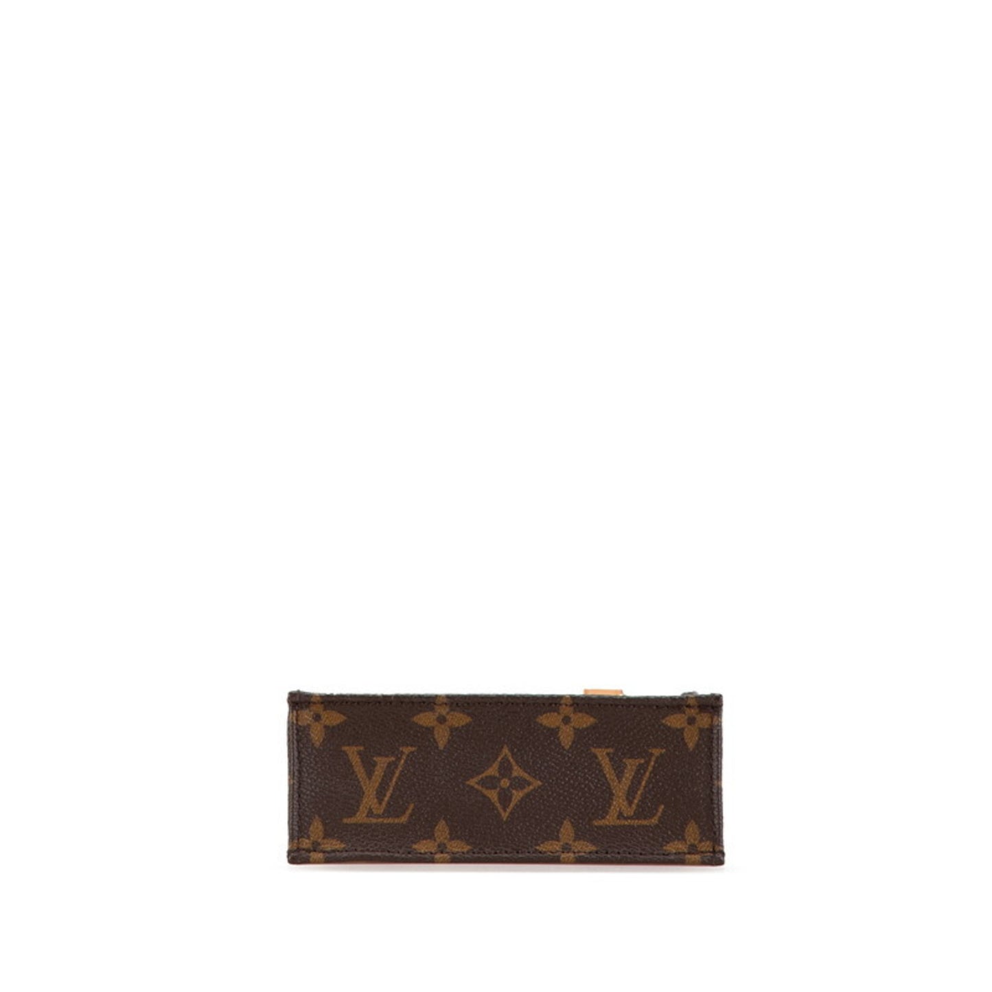 Louis Vuitton Monogram Petite Sac Plat Handbag Shoulder Bag M69442 Brown Pvc Leather