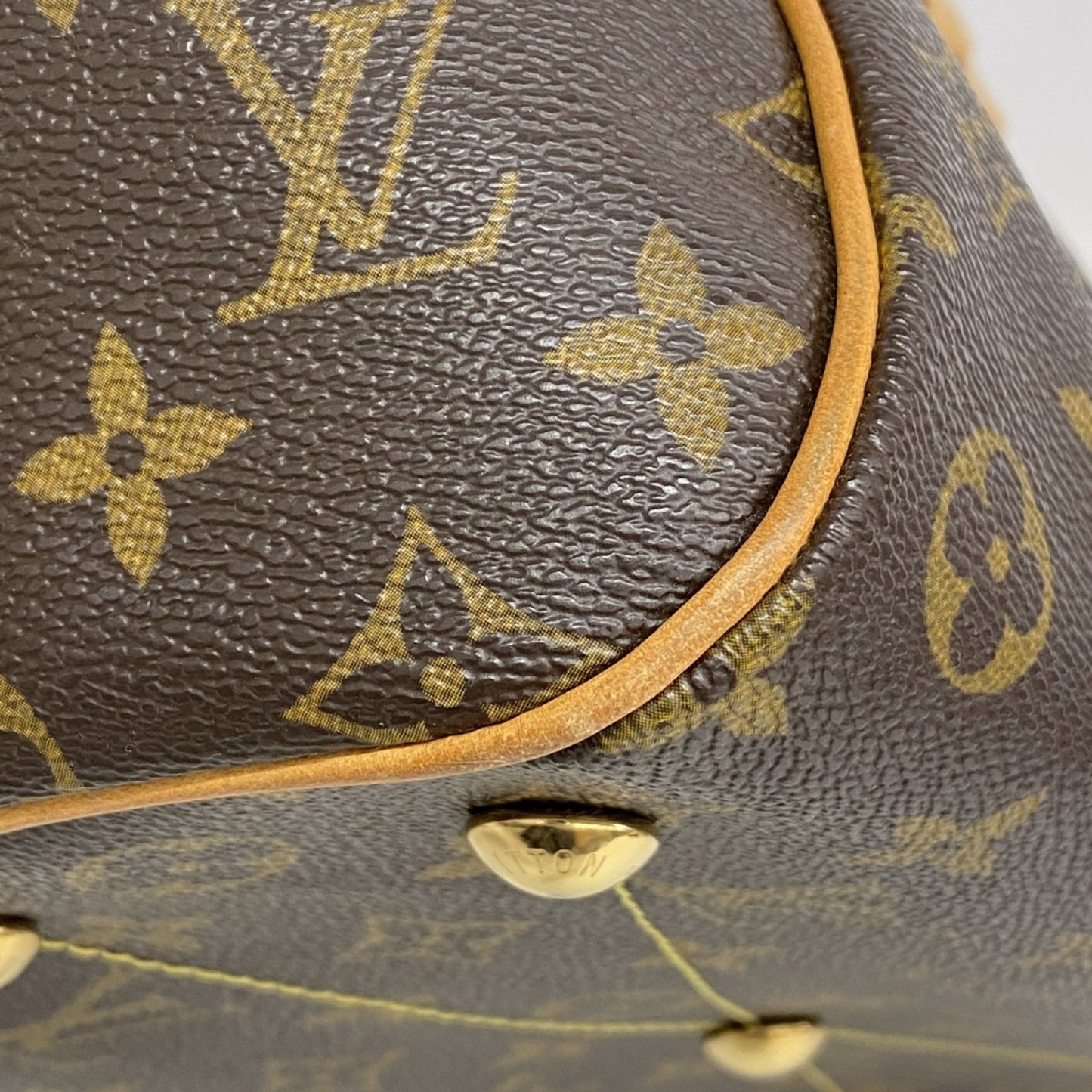 Louis Vuitton Monogram Tivoli Pm Handbag M40143 Brown