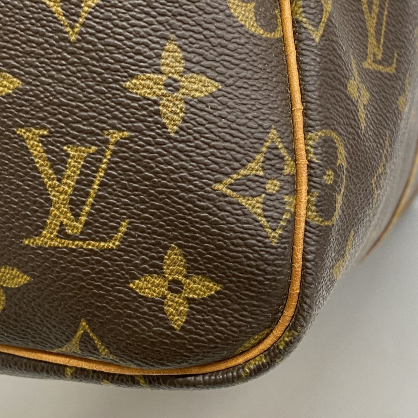 Louis Vuitton Monogram Keepall 55 Boston Bag M41424 Brown