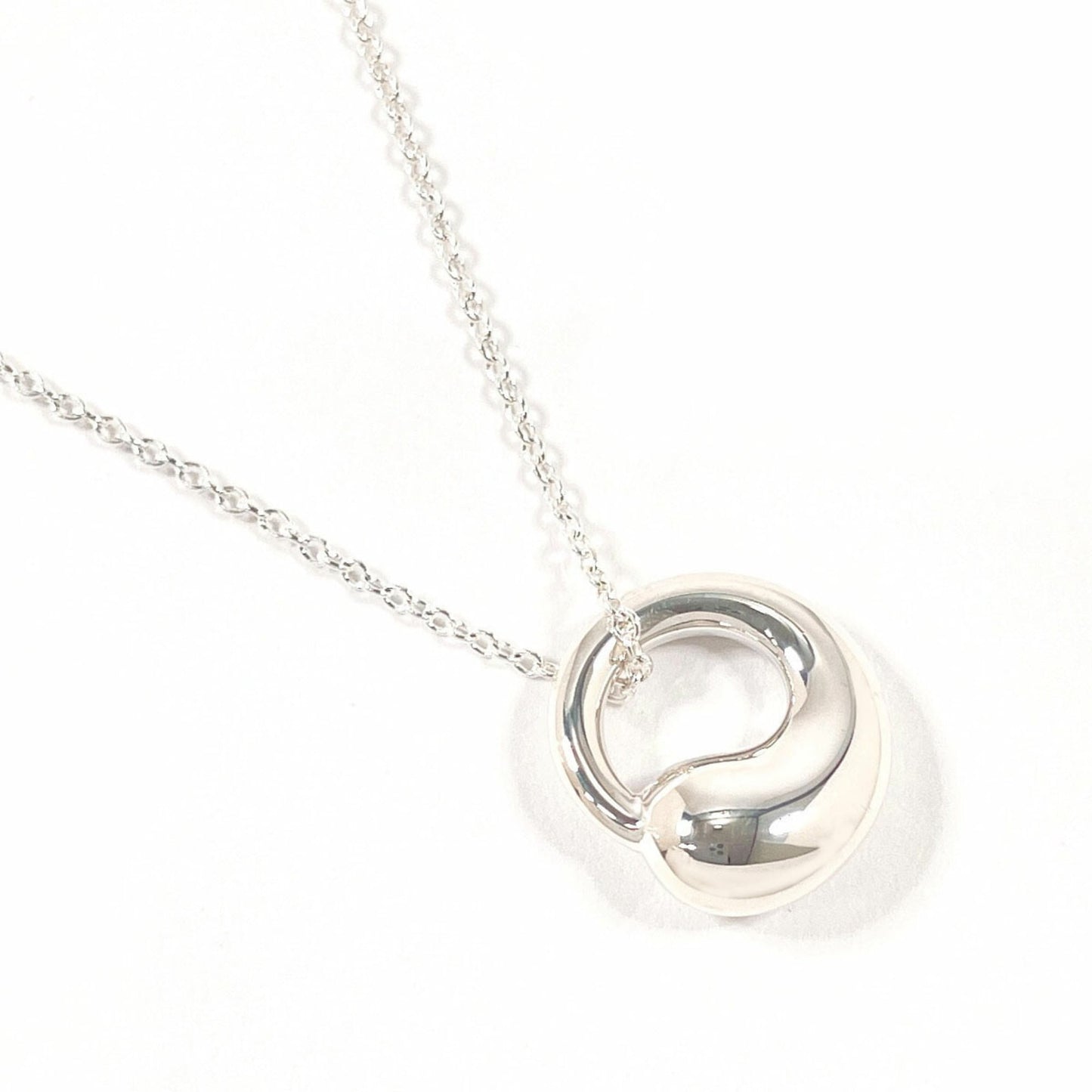 Tiffany & Co. Tiffany Eternal Circle Elsa Peretti Necklace In 925 Sterling Silver