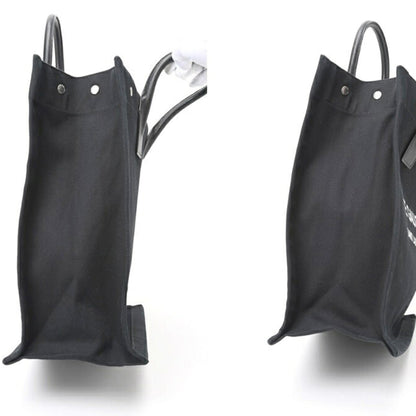 Saint Laurent Saint Laurent Rive Gauche Tote Bag 632539 Canvas Black S-157033