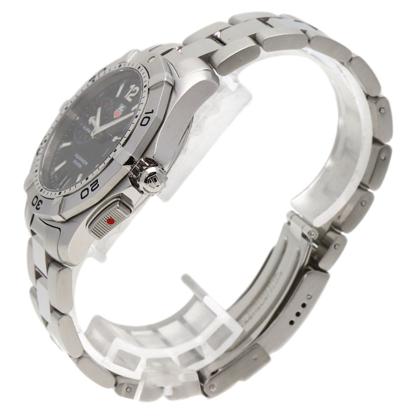 Tag Heuer Waf111Z Aquaracer Date Alarm Stainless Steel Watch