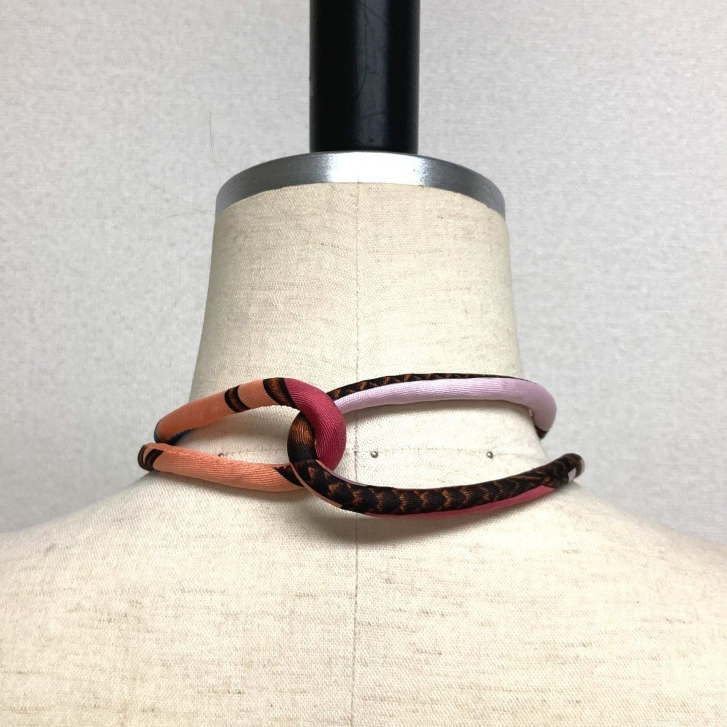 Hermes Hermes Choker Petit H Accessories Necklace Silk