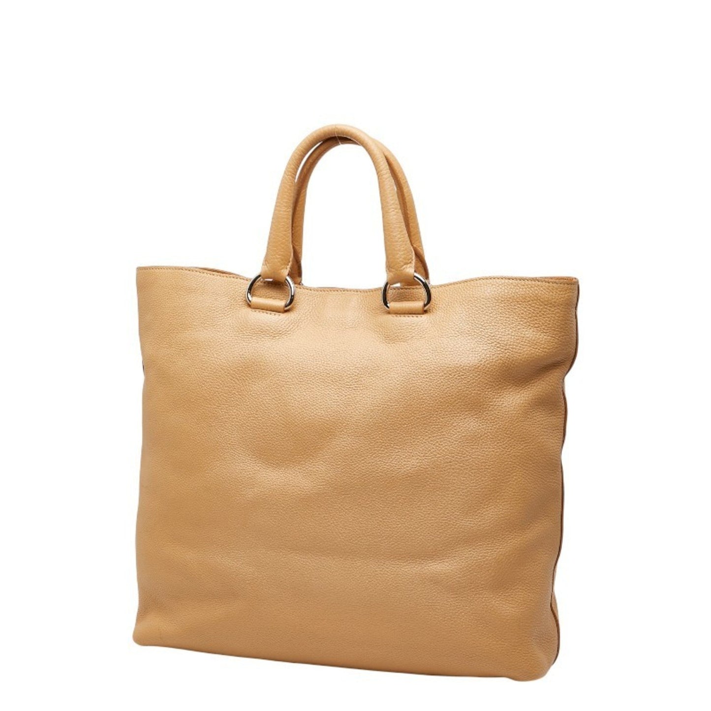 Prada Handbag Bn1713 Beige Leather