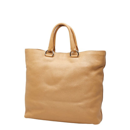 Prada Handbag Bn1713 Beige Leather
