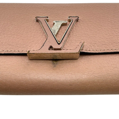 Louis Vuitton M61250 Portefeuille Capucines Long Wallet Pink