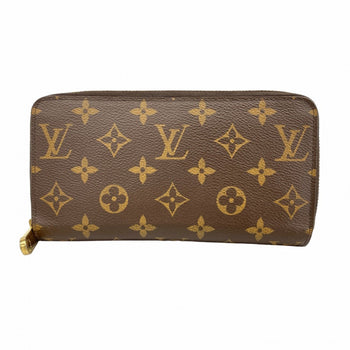 Louis Vuitton Monogram Zippy Wallet M41896 Brown Coquelicot