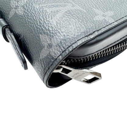 Louis Vuitton Monogram Eclipse Zippy Xl Round Long Wallet