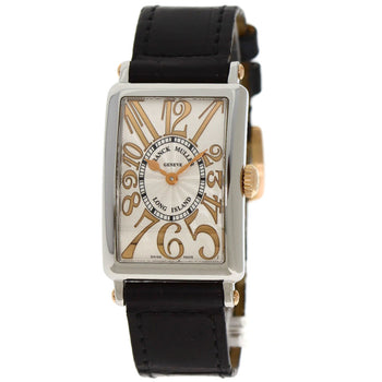 Frank Muller 902Relstg Long Island Watch Stainless Steel Leather