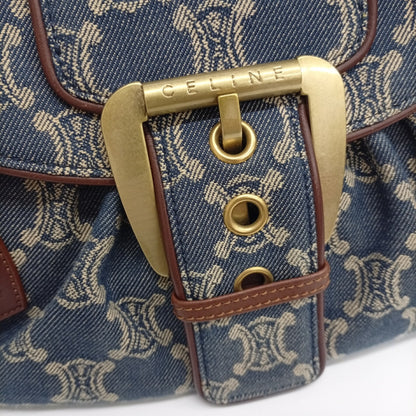 Celine Paris Macadam Denim Handbag