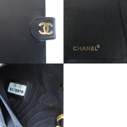 Chanel Coco Mark Leather Notebook Cover