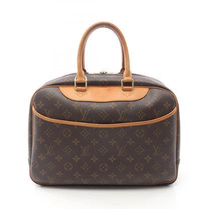 Louis Vuitton Deauville Bowling Vanity Monogram Handbag In Coated Canvas And Leather