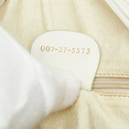 Gucci Old Crossbody Shoulder Bag 007 37 5575 White Leather