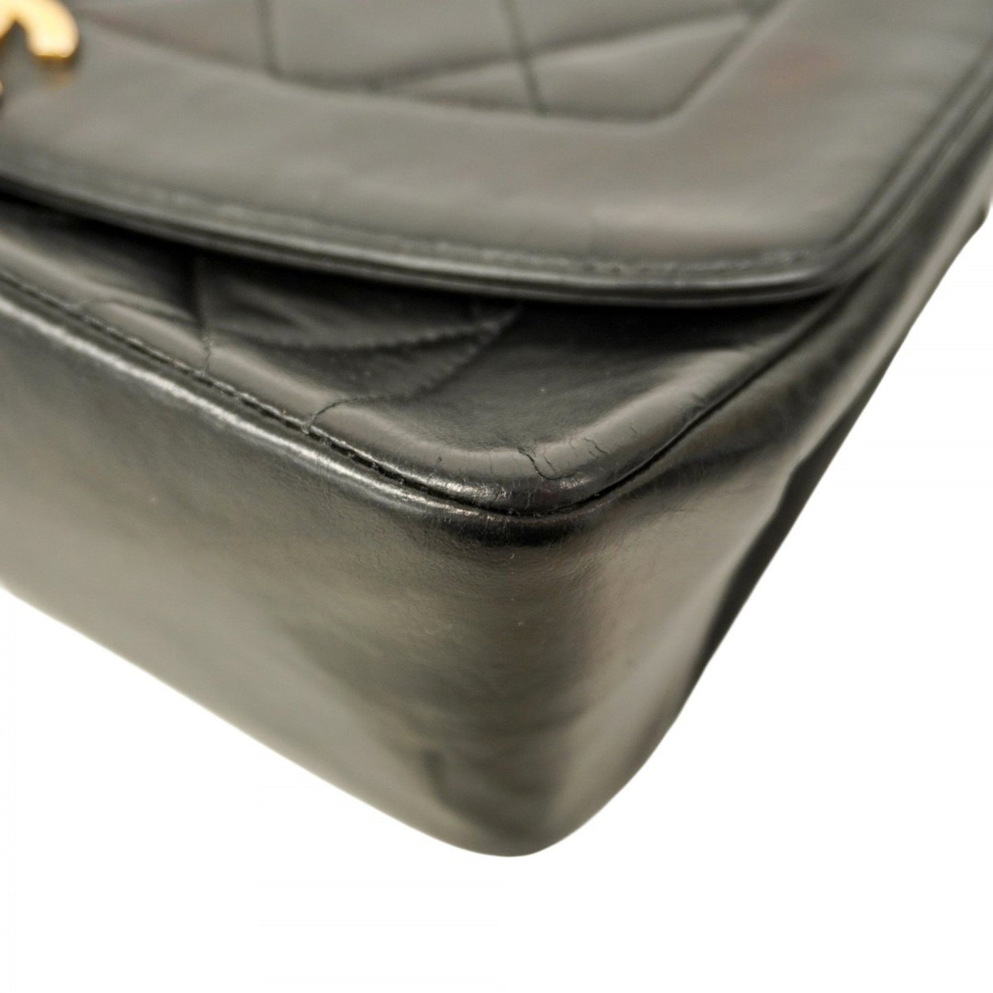 Chanel Diana Matelasse Chain Shoulder Bag In Lambskin