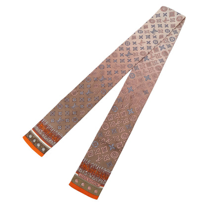 Louis Vuitton Women'S Monogram Map Silk Bandeau Scarf