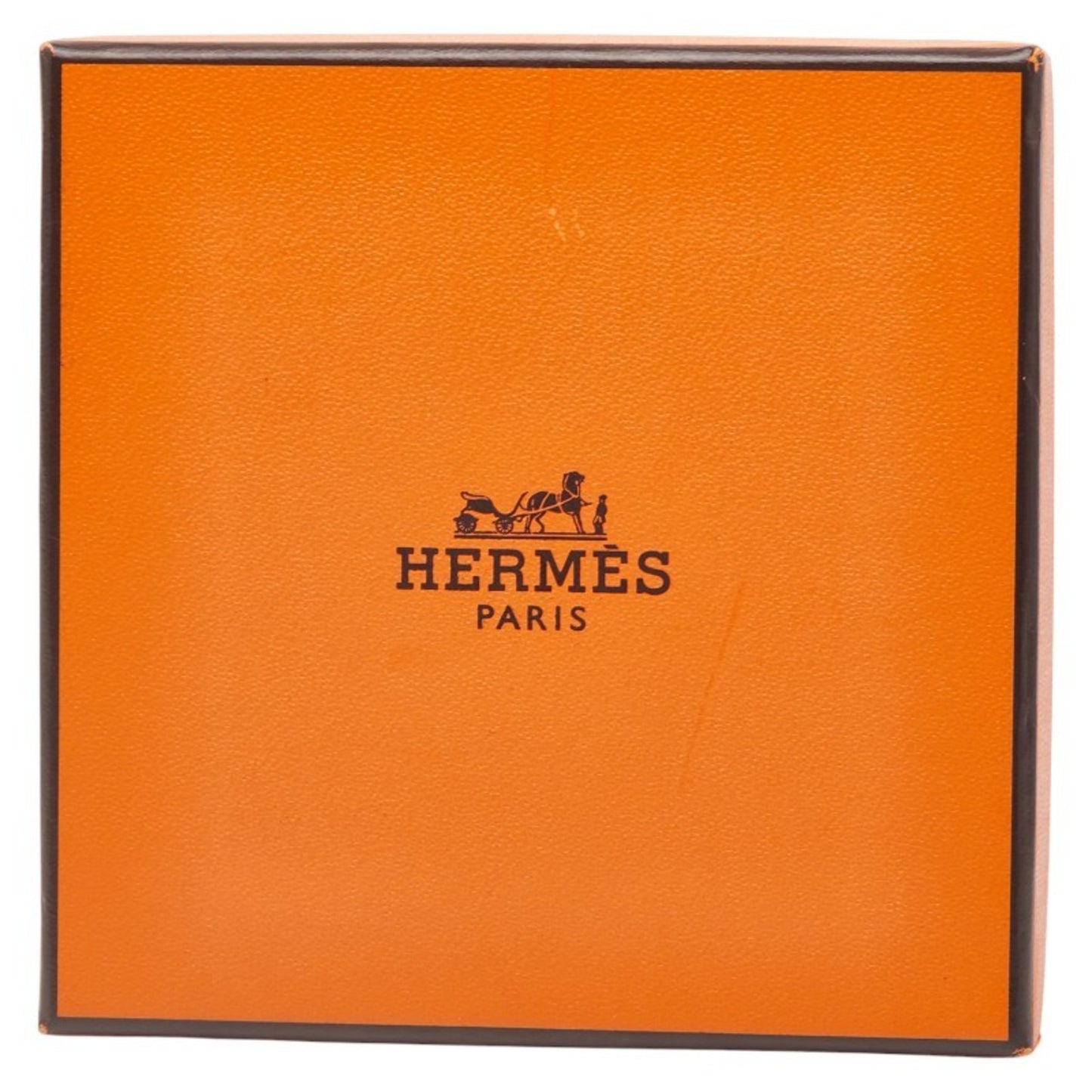 Herms Chaine D'Ancre Scarf Ring Navy Metal