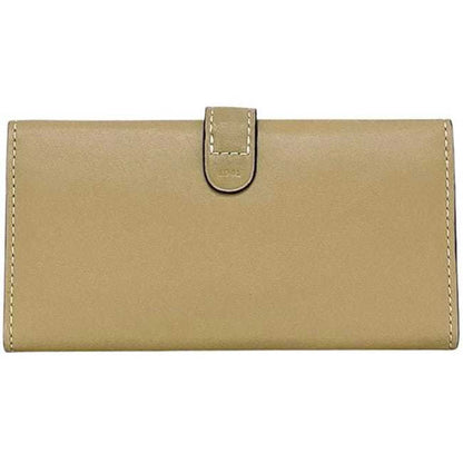 Coach Tri-Fold Long Wallet Ec-23718 Beige 57197 Leather 1941 Coach