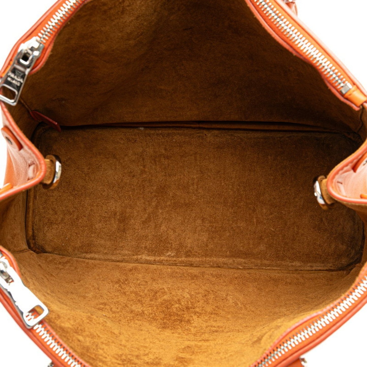 Prada Galleria Triangle Logo Plate Handbag/Shoulder Bag