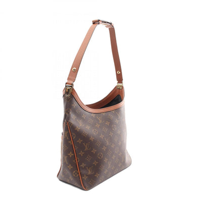 Louis Vuitton Hobo Dauphine Mm Shoulder Bag Coated Canvas Leather Monogram Reverse