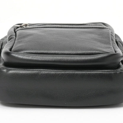 Saint Laurent Sid Crossbody Bag Shoulder 581700 Leather Black E-157142
