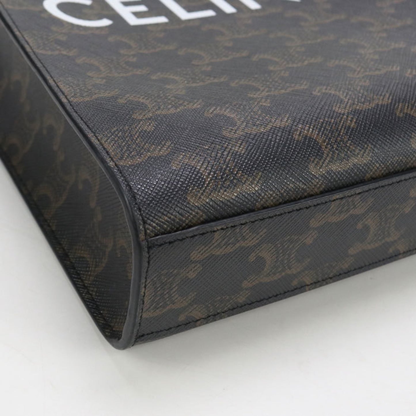 Celine Mini Vertical Cabas Triomphe Canvas Tote Bag 194372Bzk.04Lu