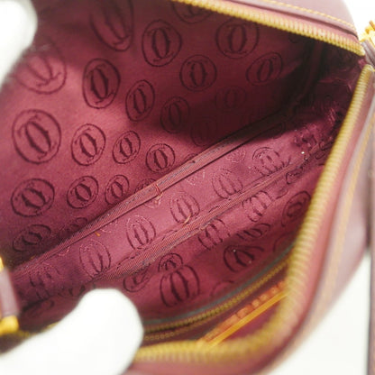 Leather Cartier Shoulder Bag