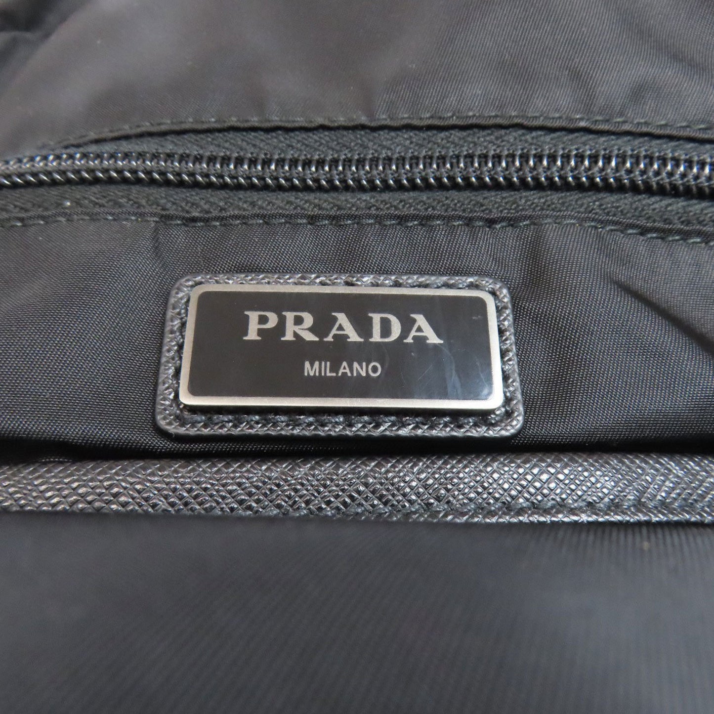 Prada Logo Hardware Body Bag Nylon Material