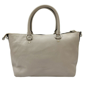 Coach Mini Emma Satchel Bag F31466 Grey Leather Handbag Shoulder